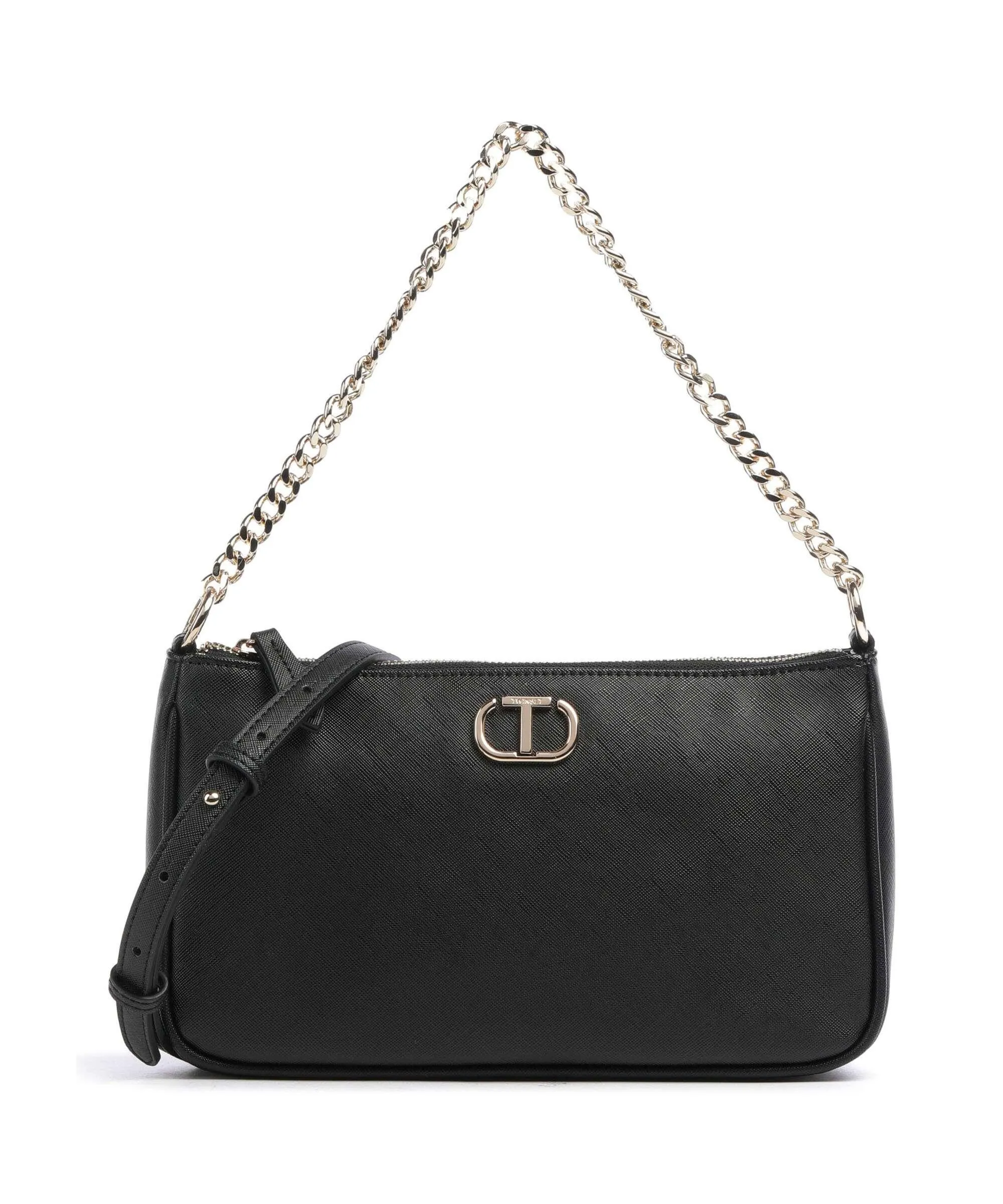  Twinset Mignon Borsa a spalla pelle sintetica nero  