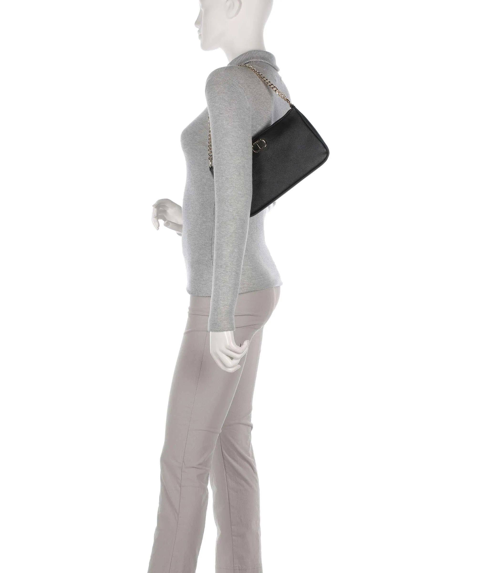  Twinset Mignon Borsa a spalla pelle sintetica nero  