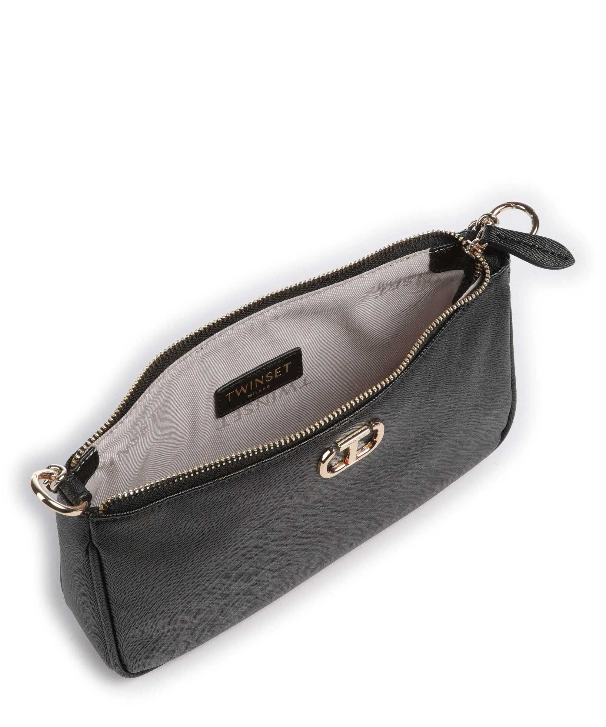 Twinset Mignon Borsa a spalla pelle sintetica nero  