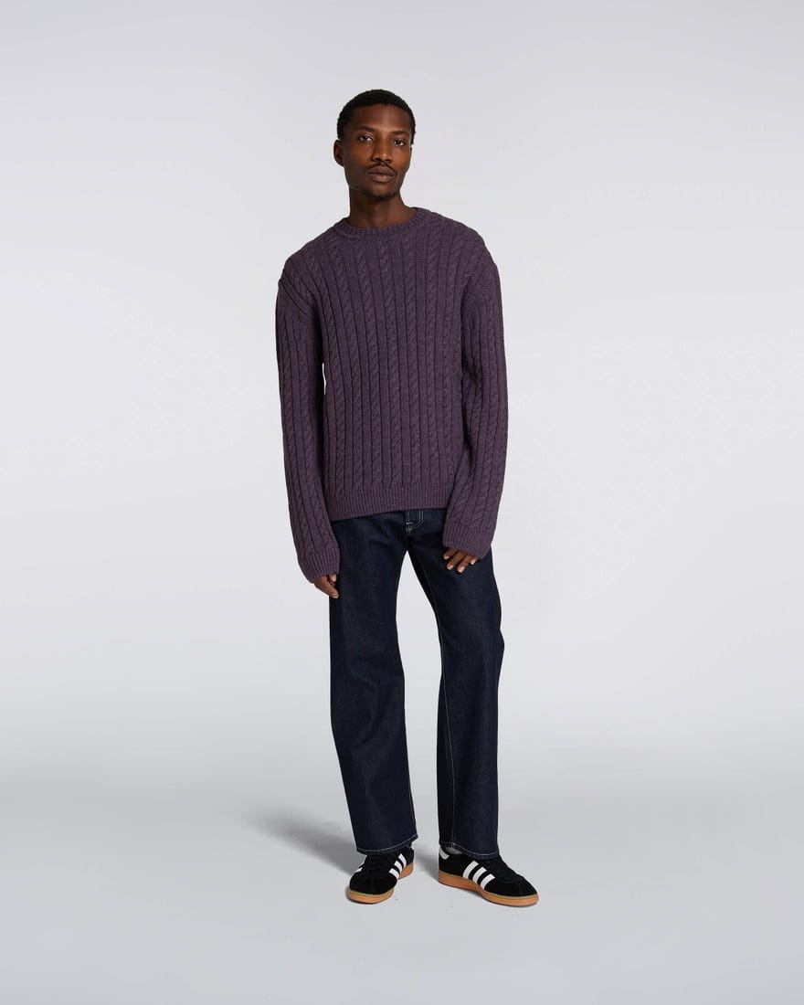 TWISTED CREW NECK SWEATER