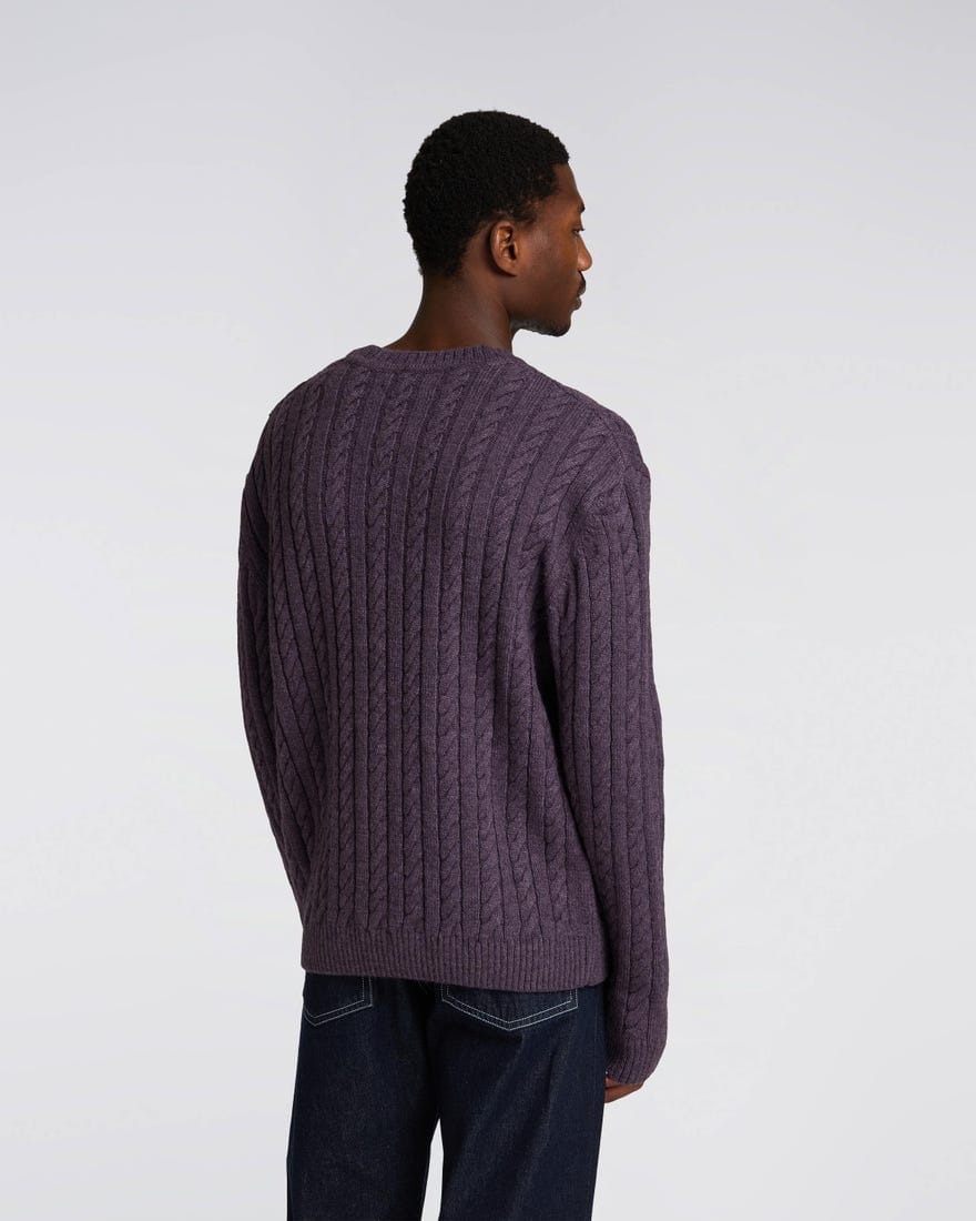 TWISTED CREW NECK SWEATER