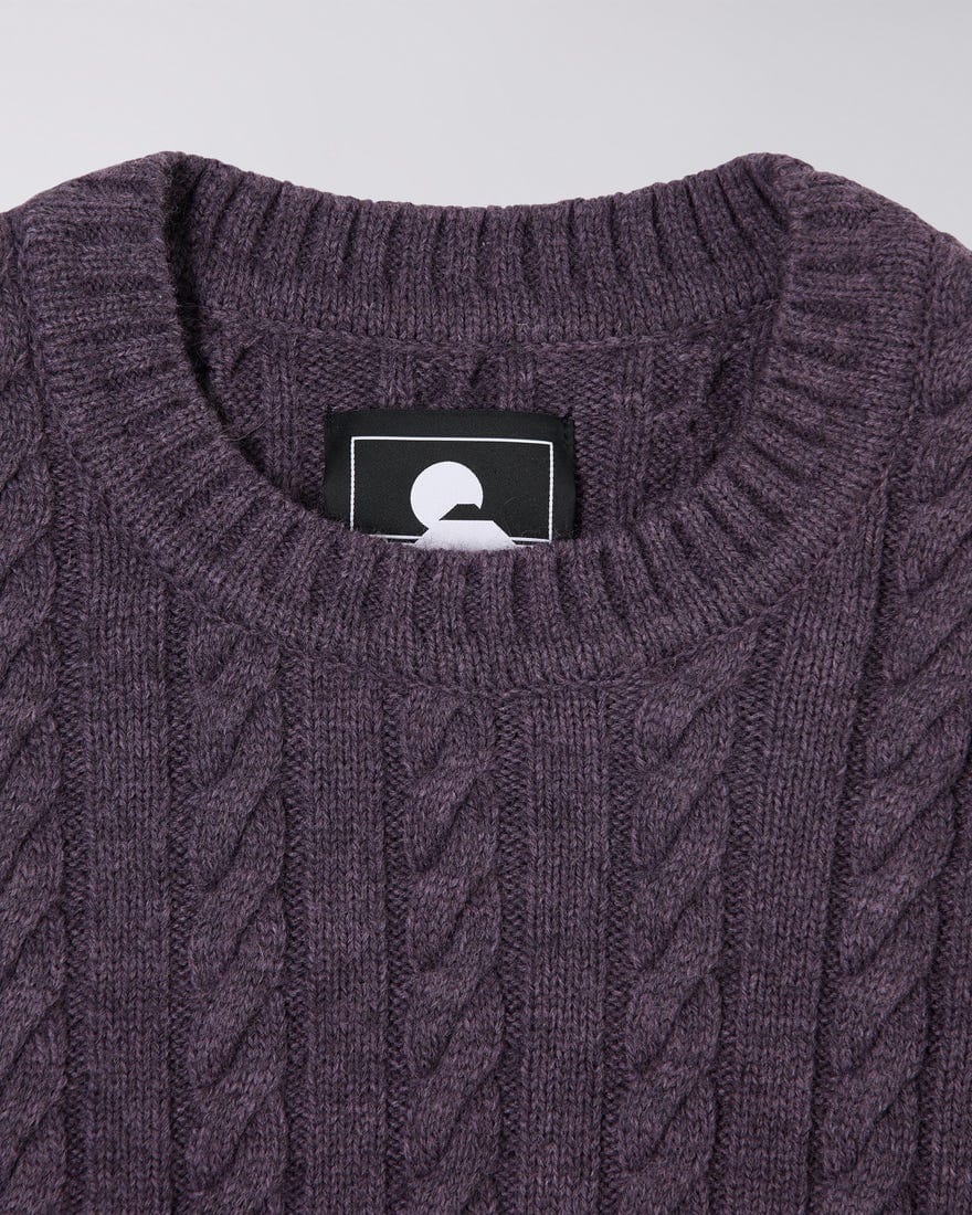 TWISTED CREW NECK SWEATER