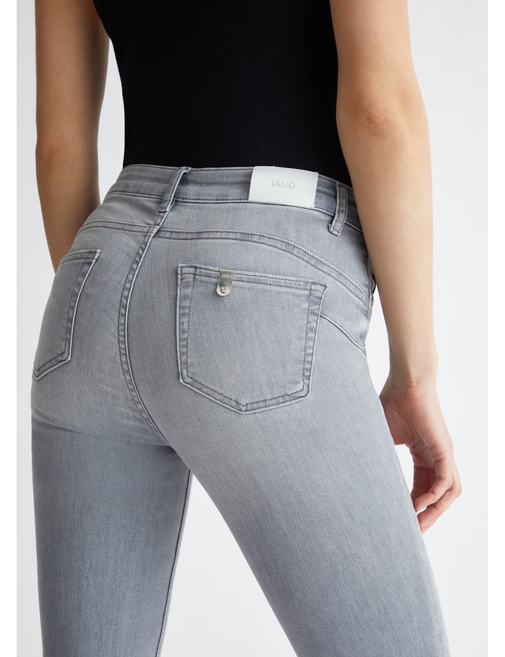 UXX037 88255 JEANS SKINNY BOTTOM UP LIU JO PANTALONE DENIM PANTALONI DONNA SLIM