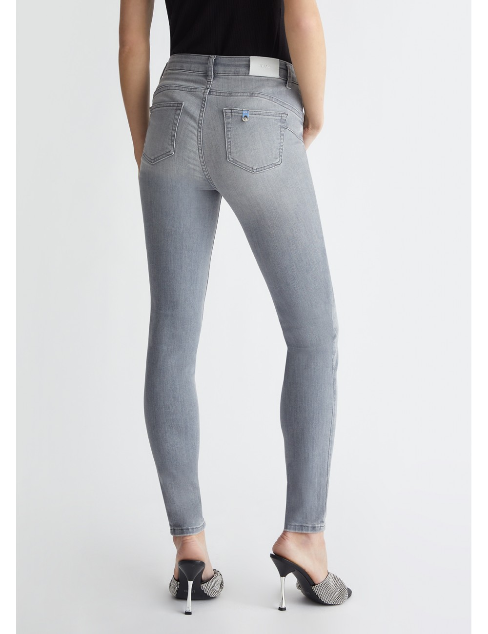 UXX037 88255 JEANS SKINNY BOTTOM UP LIU JO PANTALONE DENIM PANTALONI DONNA SLIM