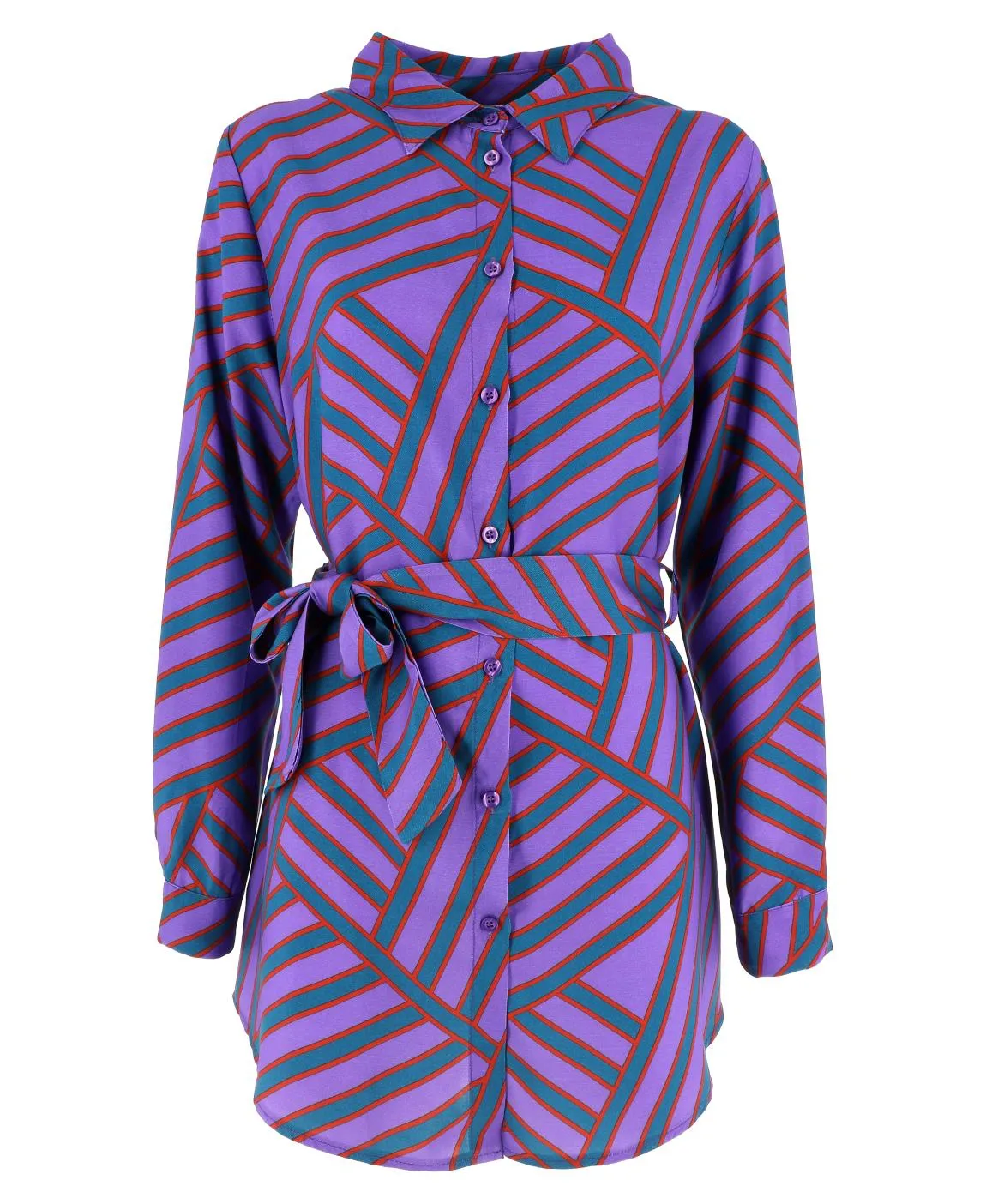 VESTITO CAMICIA BEVERLY VIOLA
