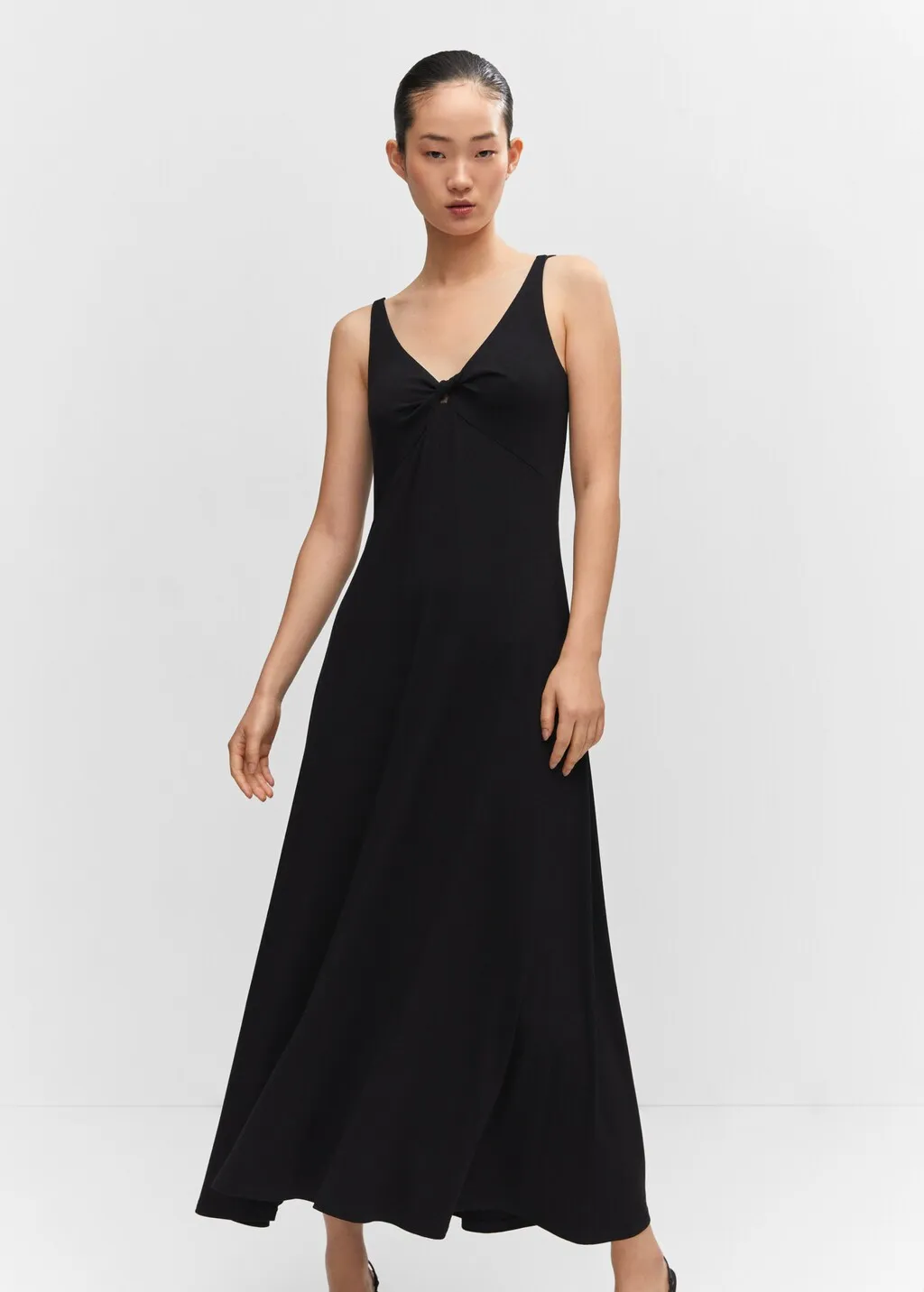 Vestito maglia nodo