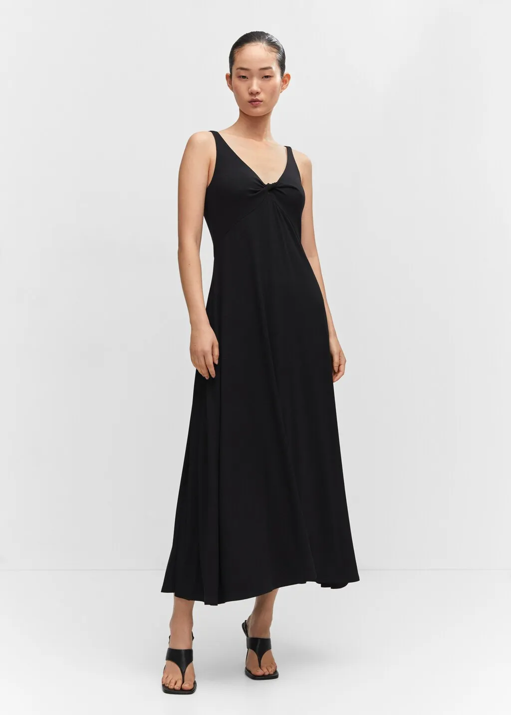 Vestito maglia nodo