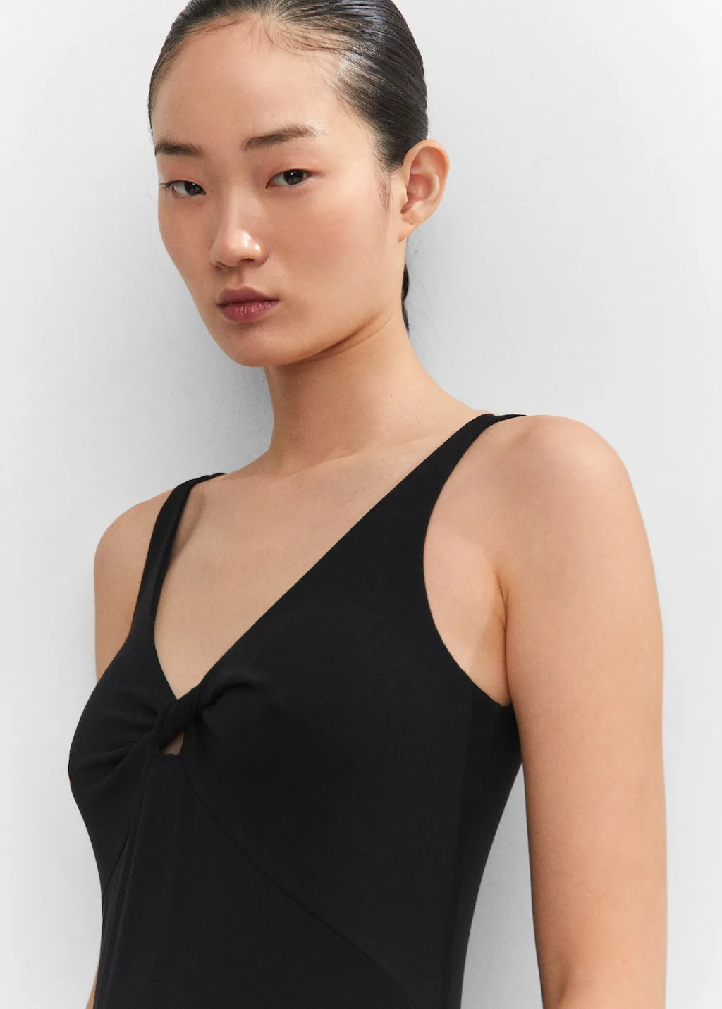 Vestito maglia nodo