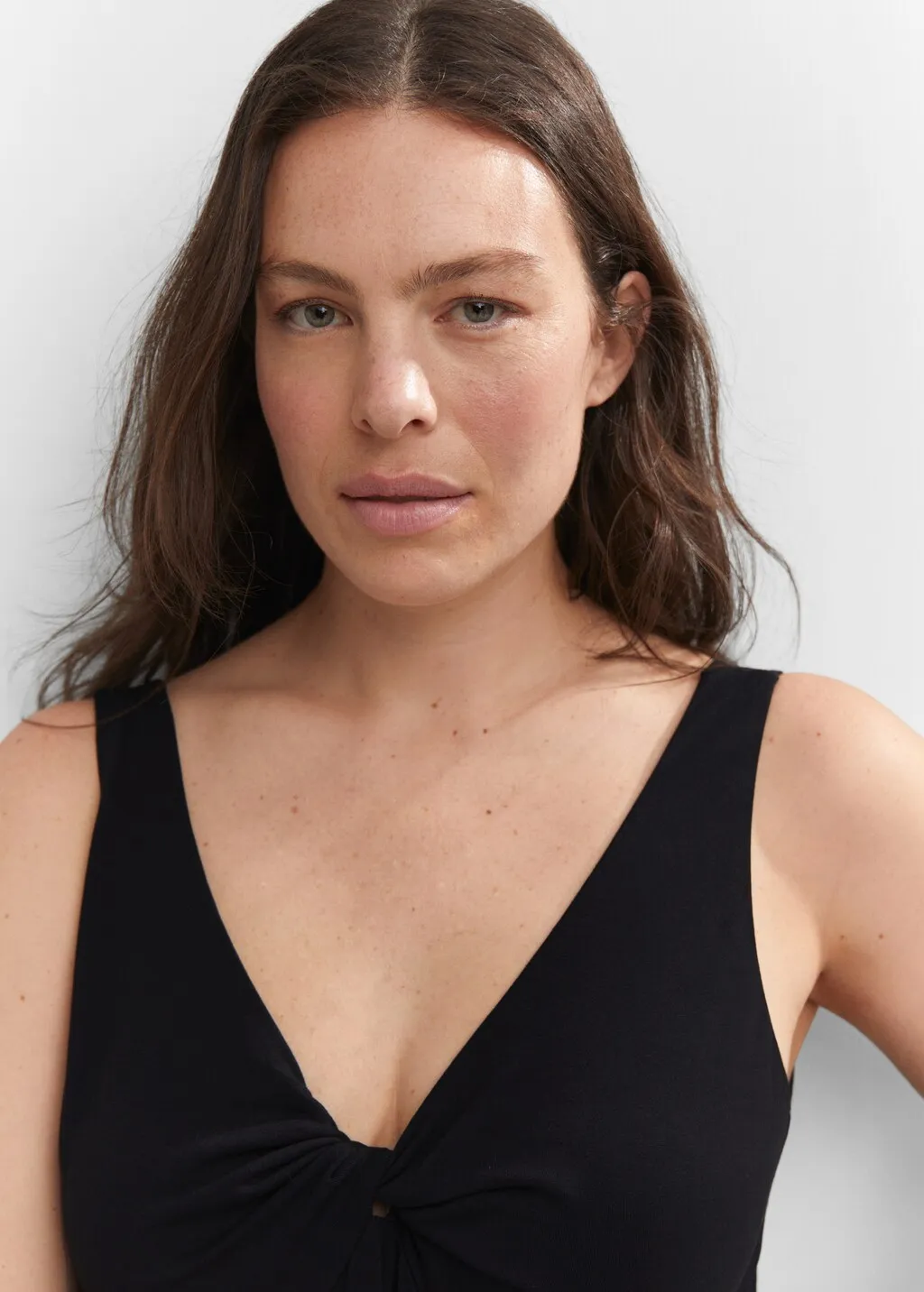 Vestito maglia nodo