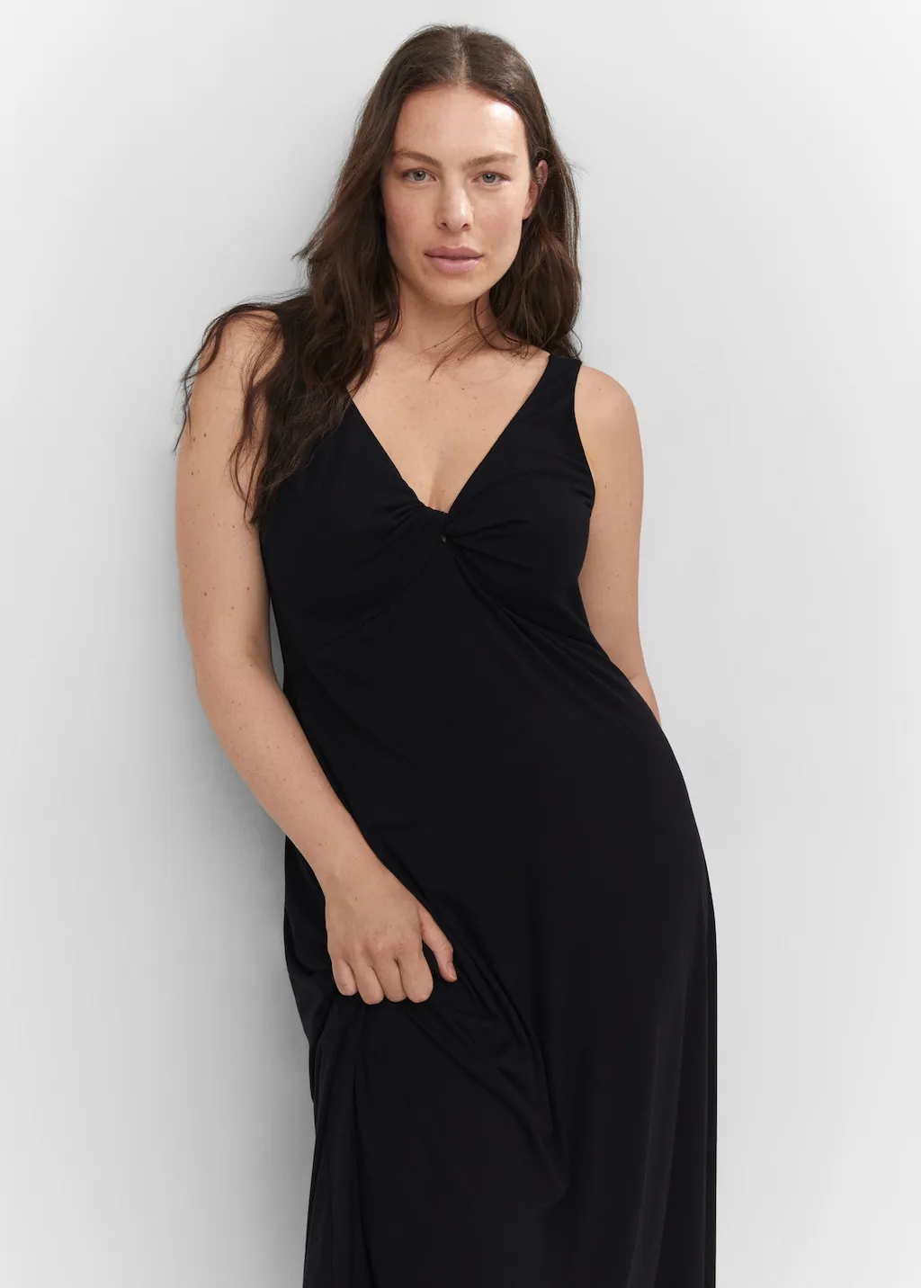 Vestito maglia nodo