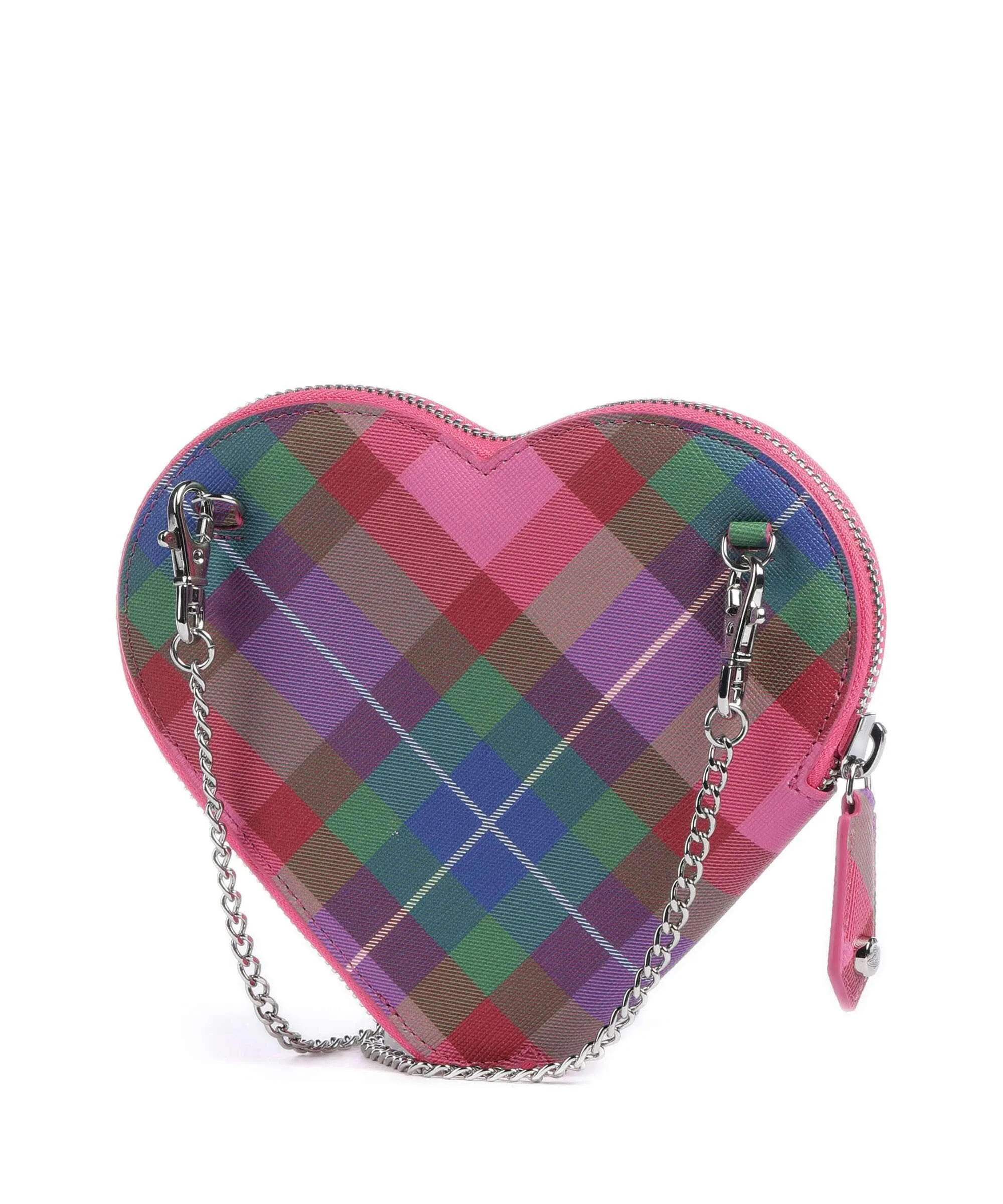  Vivienne Westwood Saffiano Heart Borsa a tracolla pelle sintetica multicolore  
