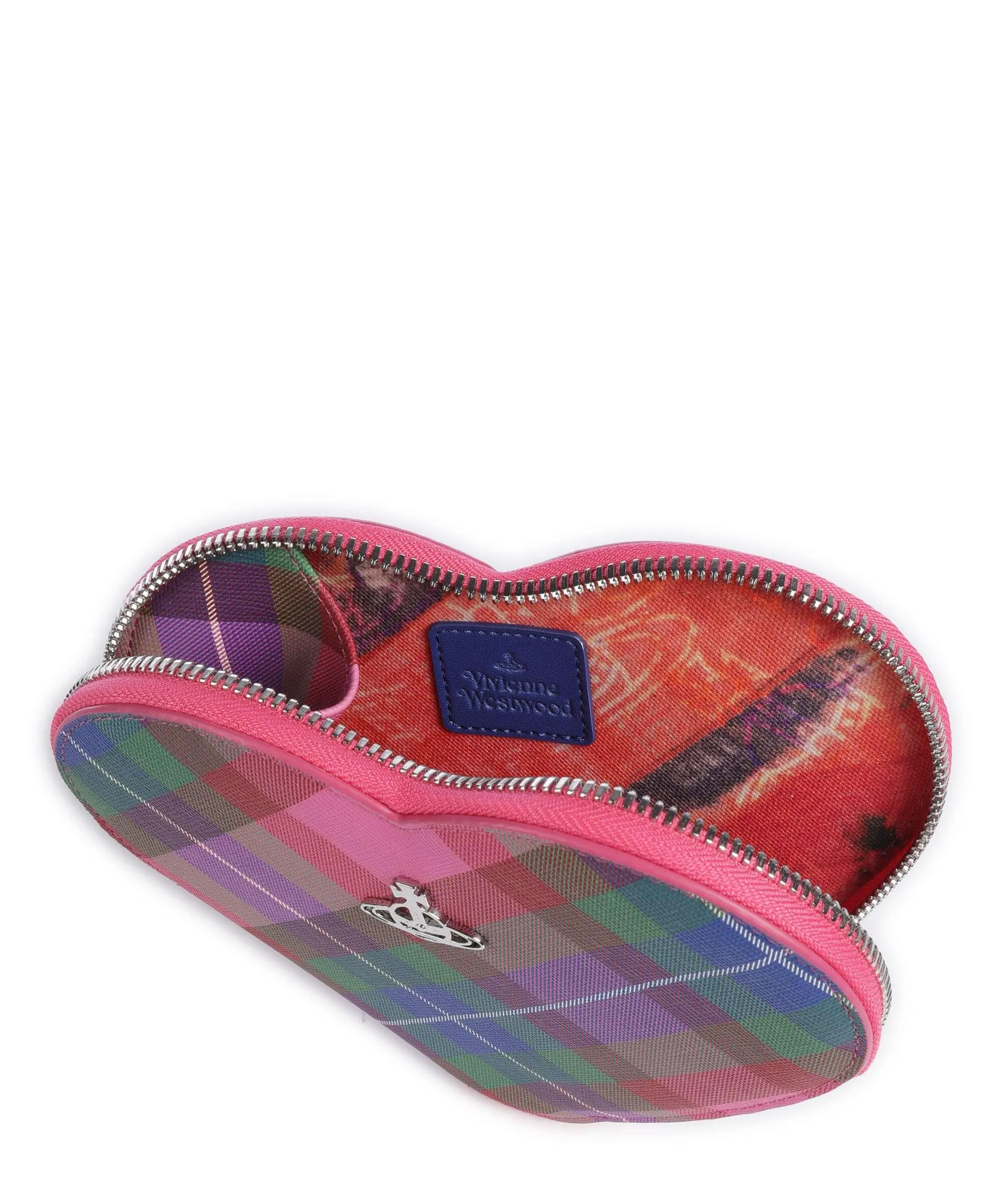  Vivienne Westwood Saffiano Heart Borsa a tracolla pelle sintetica multicolore  