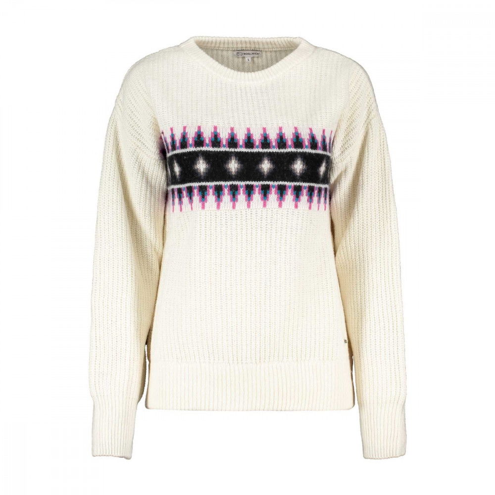 WOOLRICH MAGLIONE GIROCOLLO JACQUARD DONNA